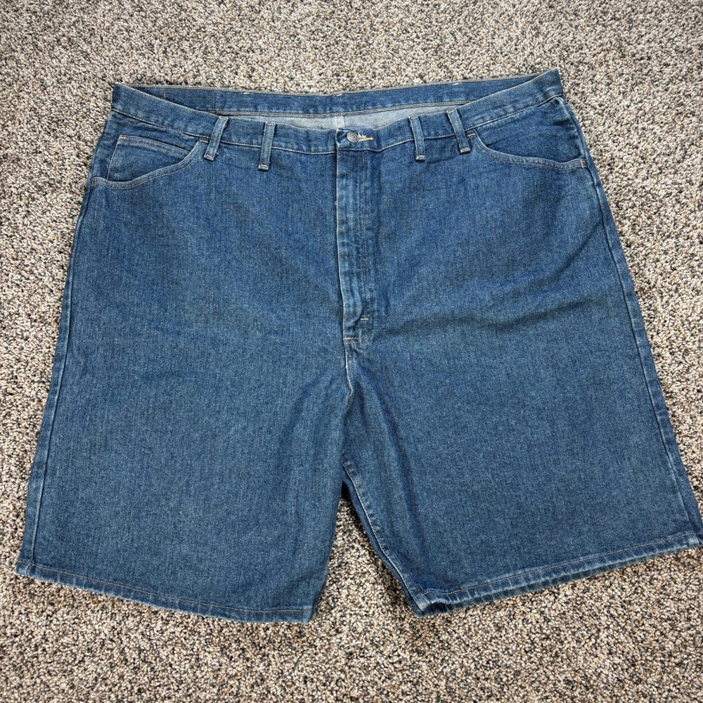 Wrangler Men's Size 48 Relaxed Fit Denim Shorts Blue 606W1DH Cotton Jean Shorts